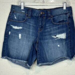 J. Crew Woman’s Denim Distressed Casual Jean Shorts Size 29